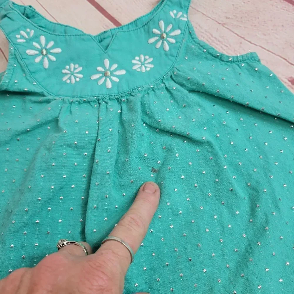 Gymboree mint green dress 12/18 mo